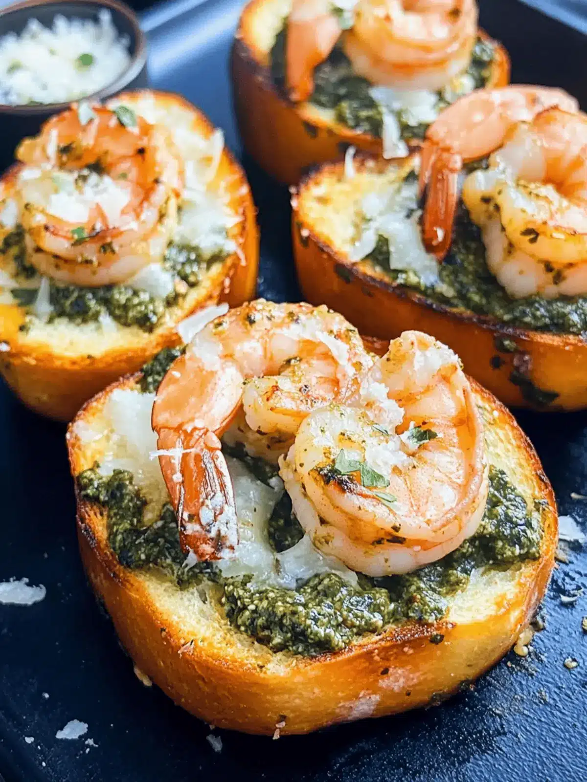 Blackstone Parmesan Pesto Shrimp Toast You ll Crave Again and Again 3 Blackstone Parmesan Pesto Shrimp Toast
