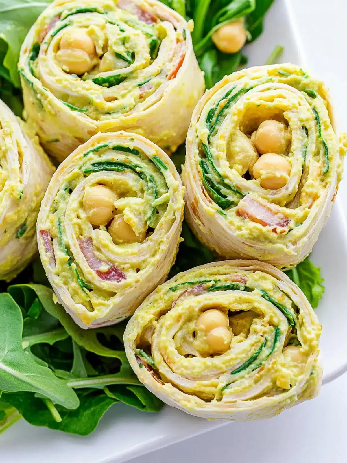 Chickpea Salad Pinwheels for a Fresh, Flavor-Packed Snack 4 Chickpea Salad Pinwheels