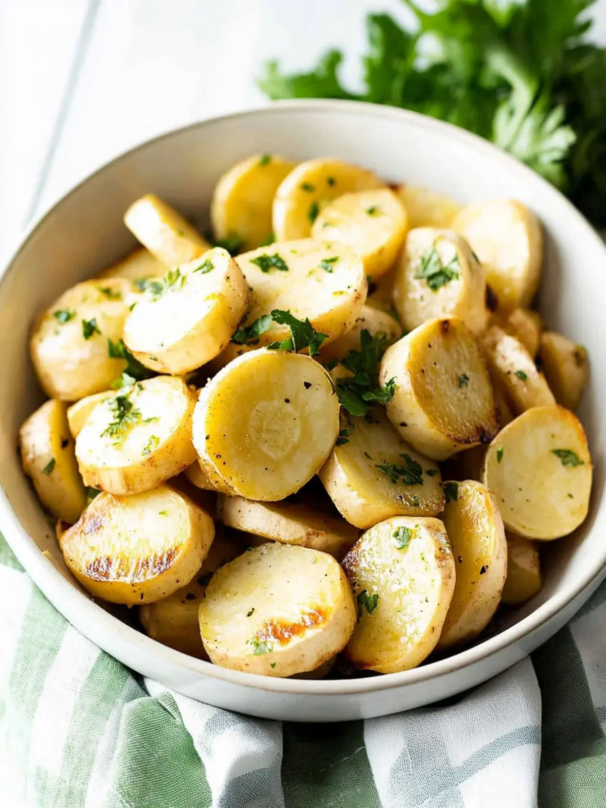 Garlic Butter Roasted Parsnips: A Delicious Twist on Comfort Food 2 Roasted Parsnips