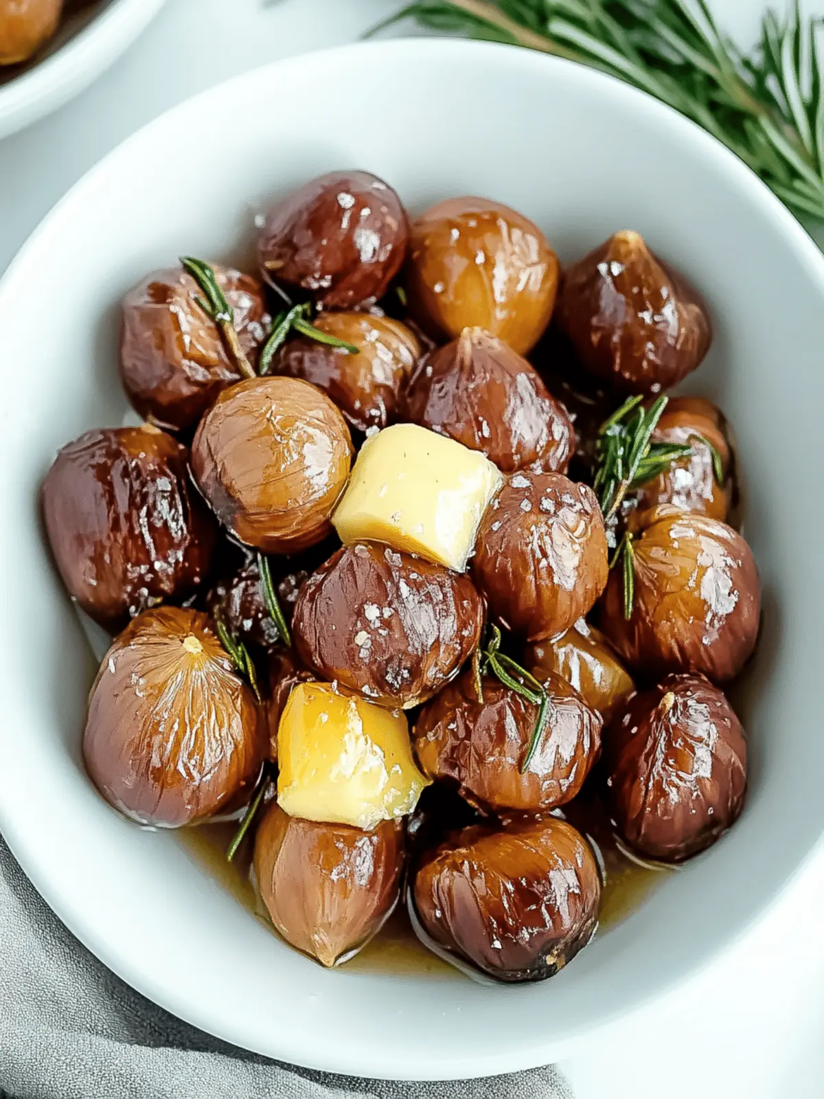 Irresistible Simple Roasted Chestnuts with Butter and Rosemary 2 Simple Roasted Chestnuts with Butter and Rosemary
