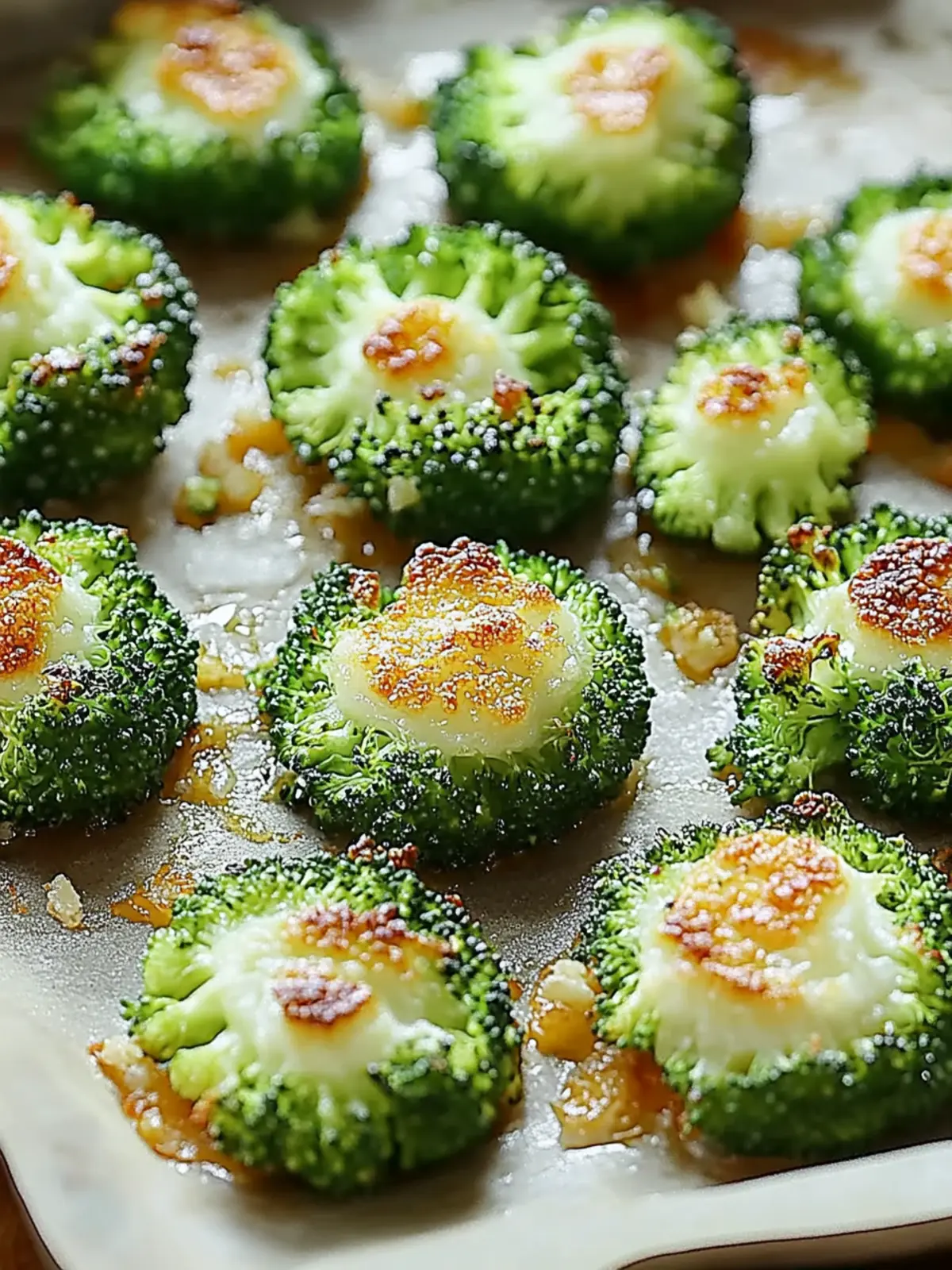 Crispy Baked Broccoli with Parmesan and Almond Crunch 4 Crispy Baked Broccoli