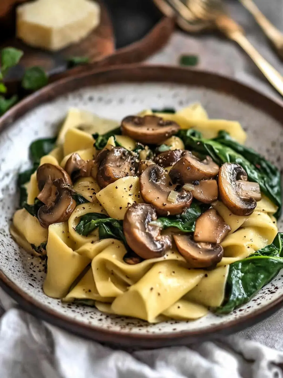 Vegan Mushrooms Spinach Stroganoff That's Pure Comfort Magic 4 Vegan Mushrooms Spinach Stroganoff