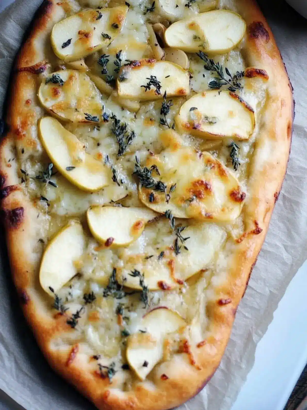 Delicious Brie and Apple Flatbread: A Flavorful Twist for Home Chefs 2 Brie and Apple Flatbread