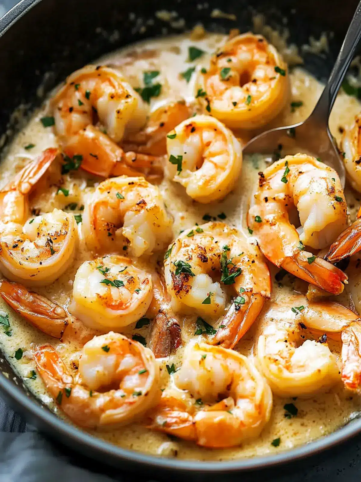 Savor Creamy Garlic Prawns for a Restaurant-Quality Dinner 2 Creamy Garlic Prawns (Shrimp)