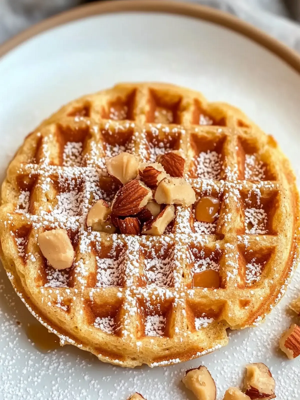 Low Carb Keto Peanut Butter Chaffle: Quick Breakfast Delight 2 Low Carb Keto Peanut Butter Chaffle