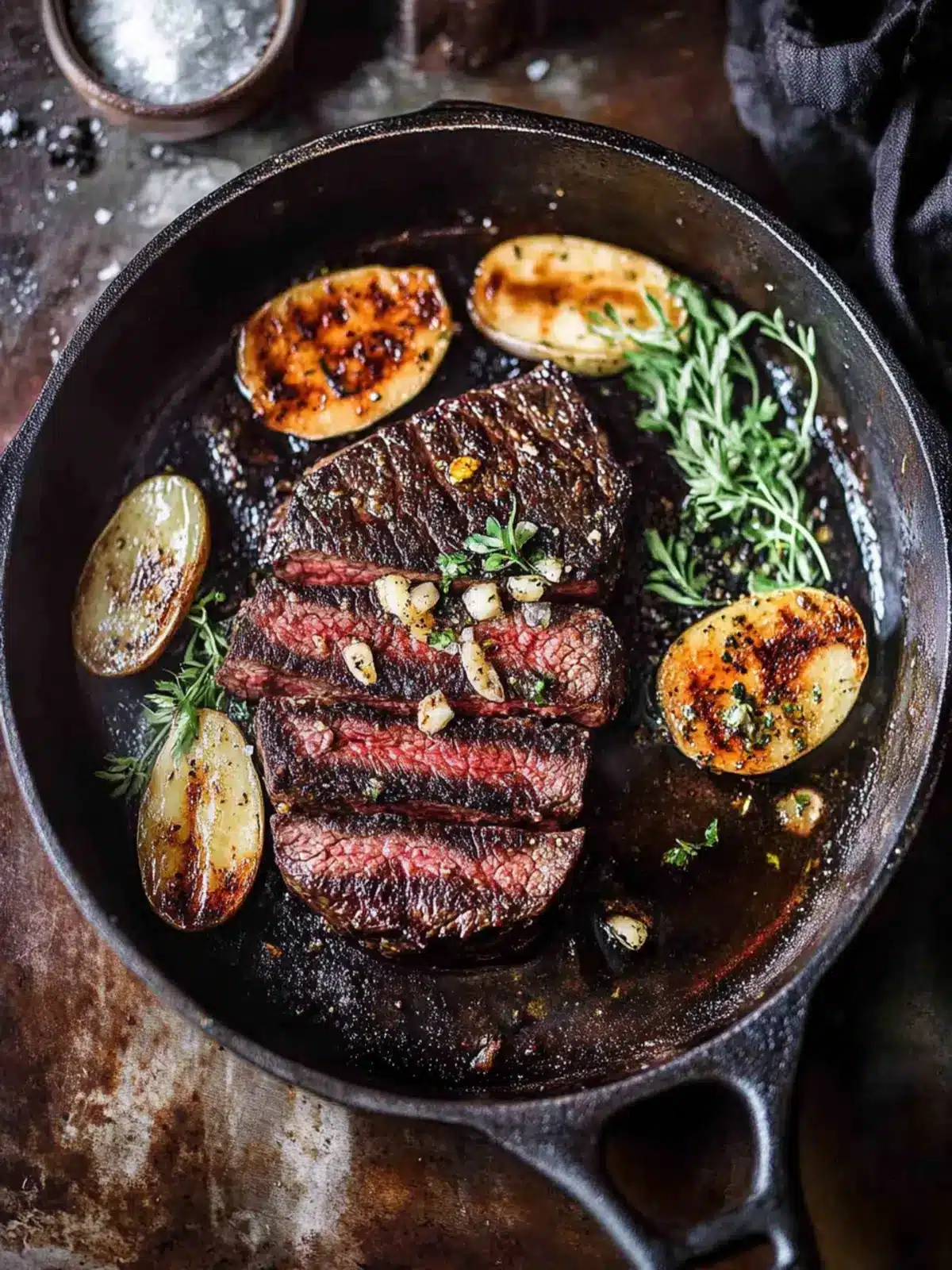 Savor Vegan Steak with Garlic Butter for a Flavorful Feast 2 Vegan Steak with Garlic Butter