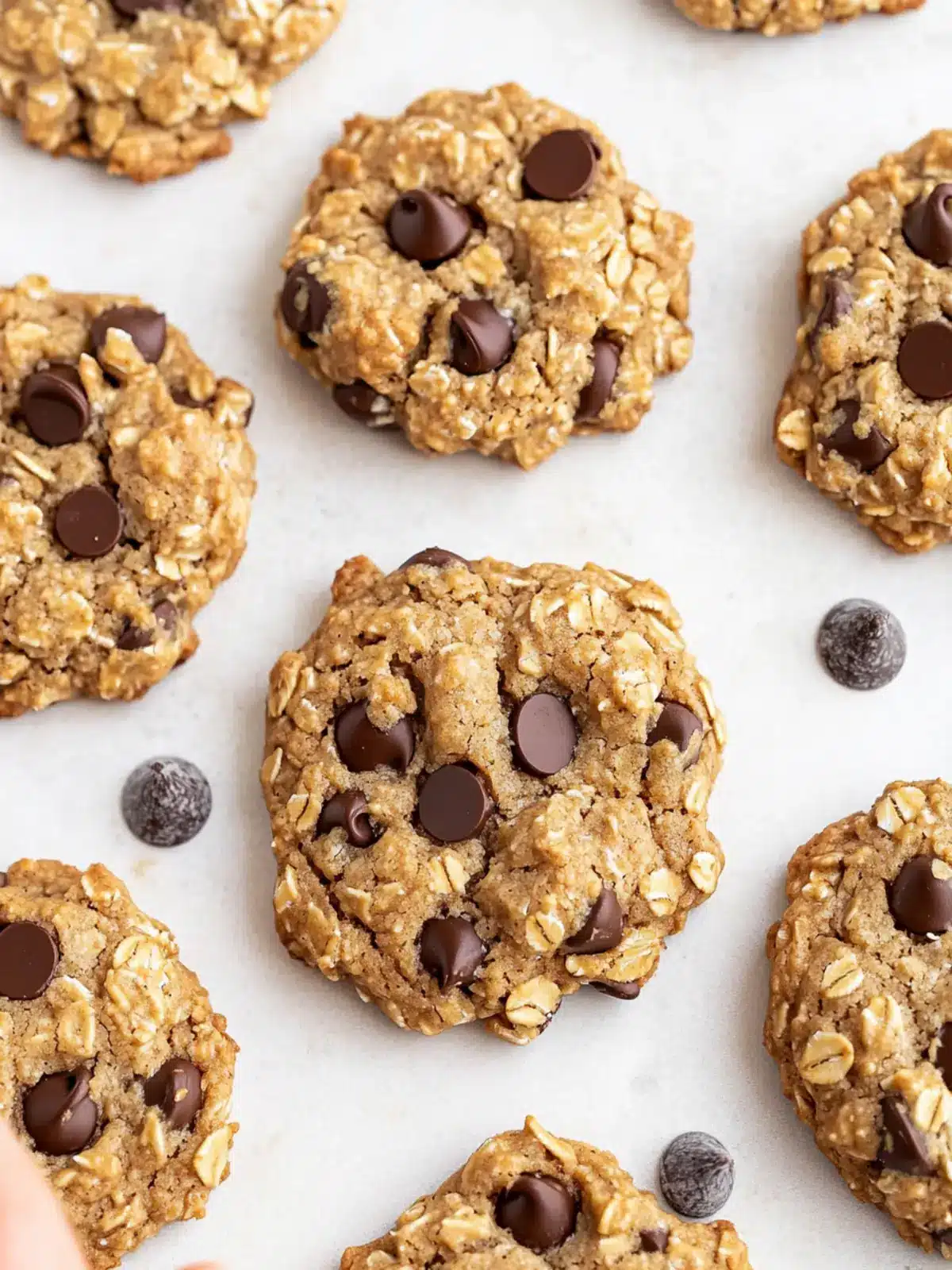 Irresistibly Soft Peanut Butter Oatmeal Chocolate Chip Cookies 4 Peanut Butter Oatmeal Chocolate Chip Cookies