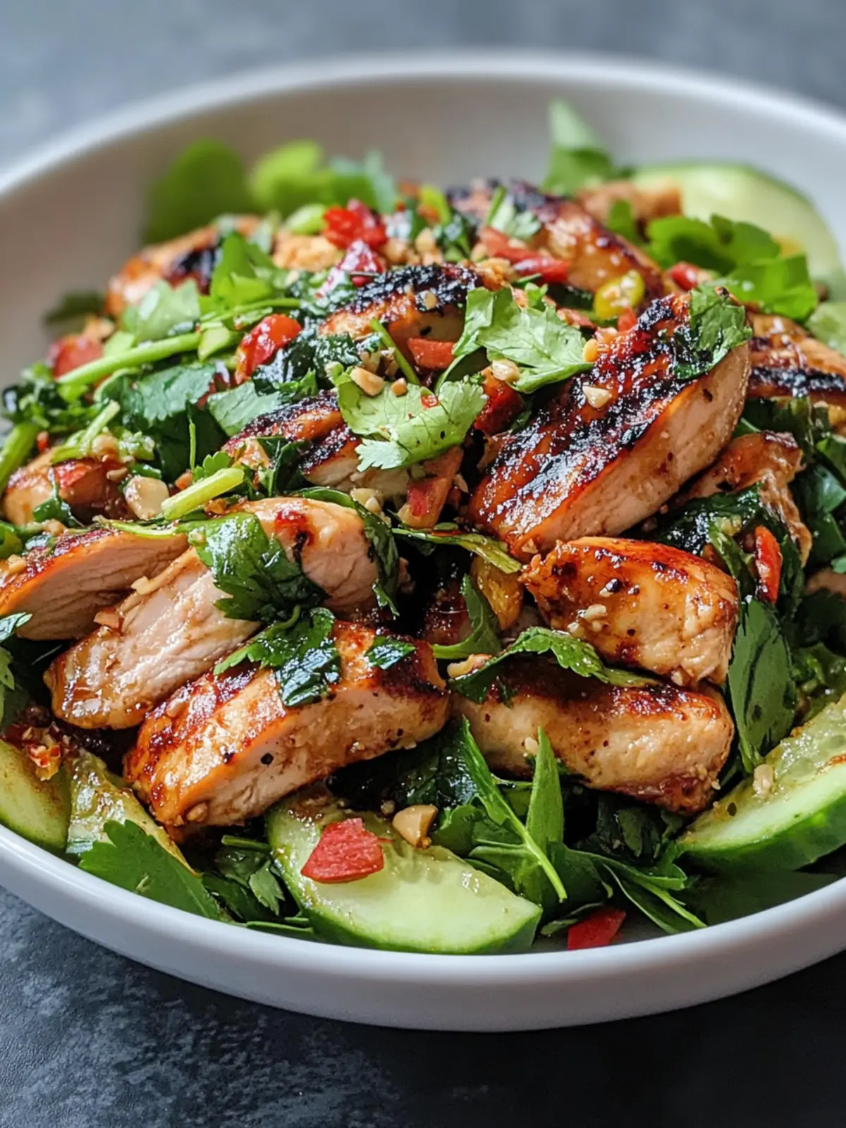 Flavor-Packed Thai Grilled Chicken Salad for Fresh Summer Days 2 Thai Grilled Chicken Salad