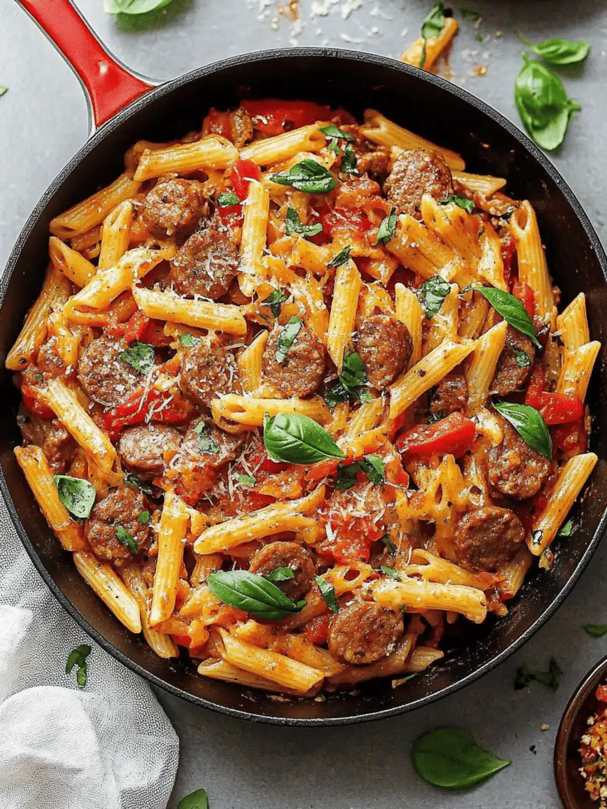 Satisfying Sausage Pasta Skillet Ready in 20 Minutes 4 Sausage Pasta Skillet