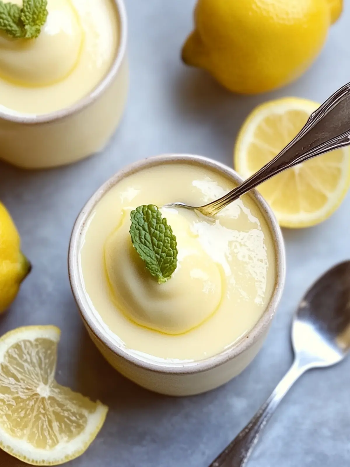 Bright Zesty Lemon Posset: Delightfully Easy Dessert Bliss 3 Bright Zesty Lemon Posset