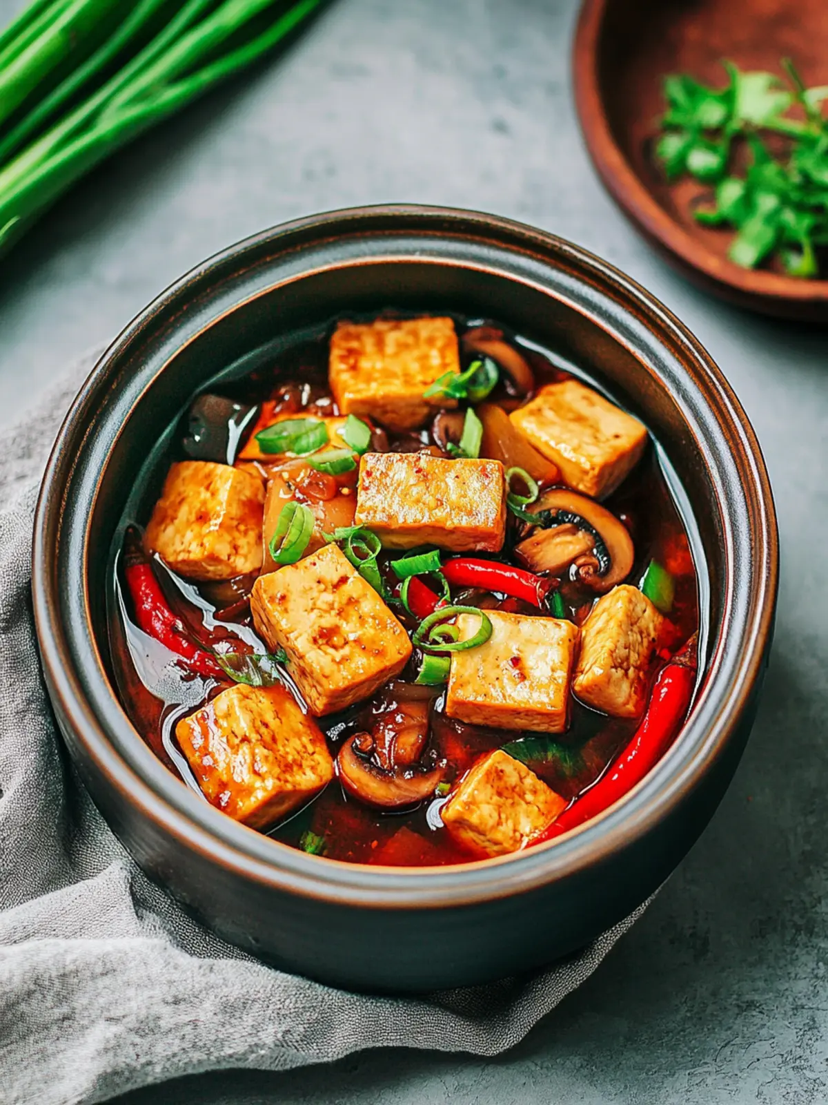 Savory Vietnamese Braised Tofu & Mushrooms You ll Love 2 Vietnamese Braised Tofu & Mushrooms