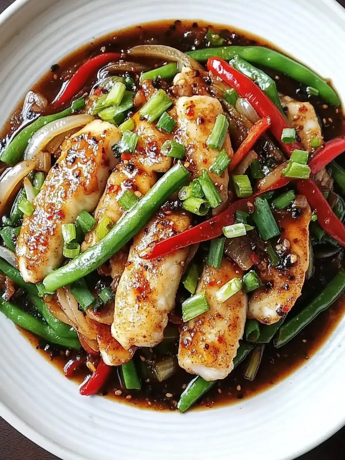 Cantonese Black Bean Sauce Fish Stir-Fry for Family Delight 2 Cantonese Black Bean Sauce Fish Stir-Fry