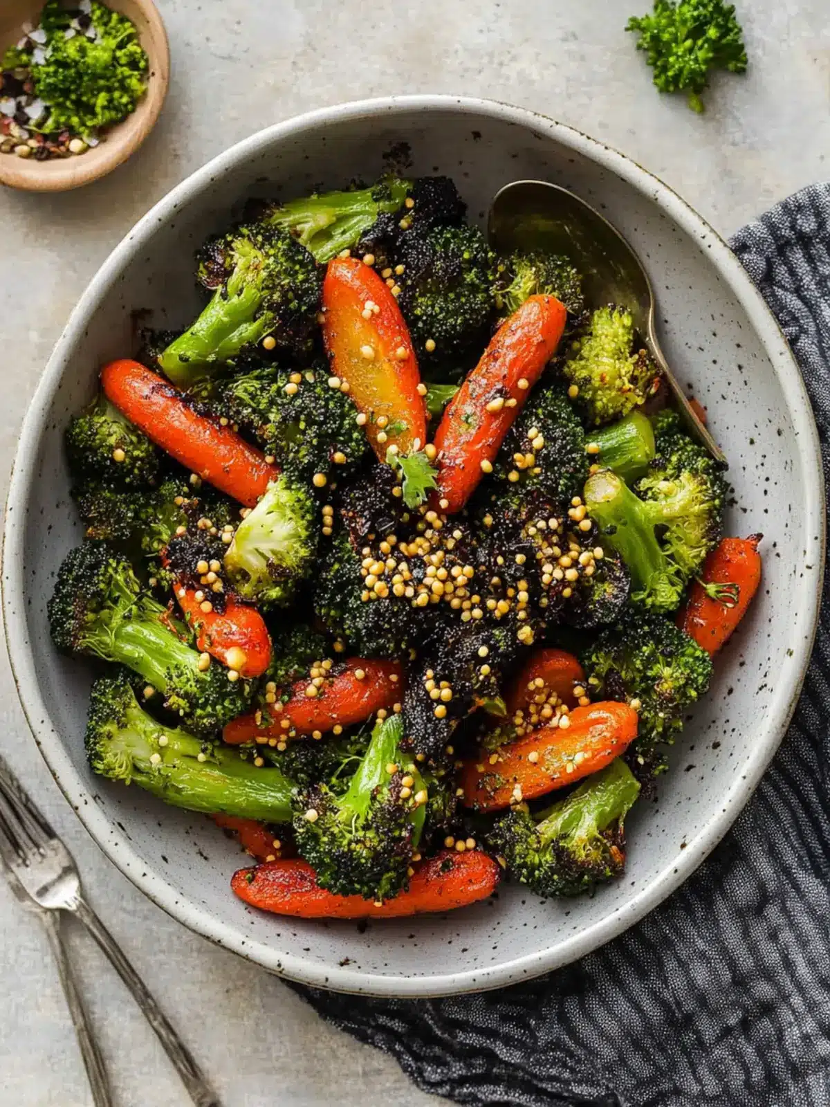 Sweet and Savory Roasted Broccoli & Carrots Delight 4 Roasted Broccoli & Carrots