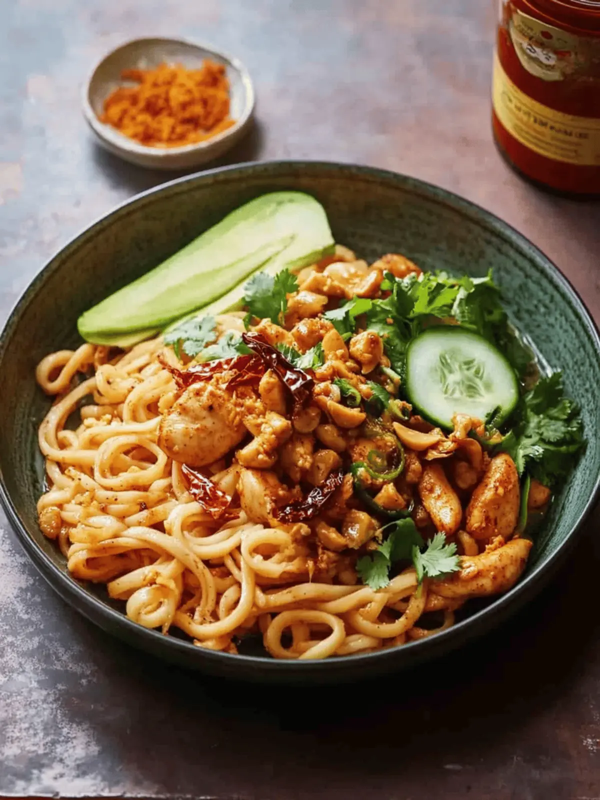 Savory One-Pan Coconut Chicken and Peanut Noodles Delight 2 One-Pan Coconut Chicken and Peanut Noodles