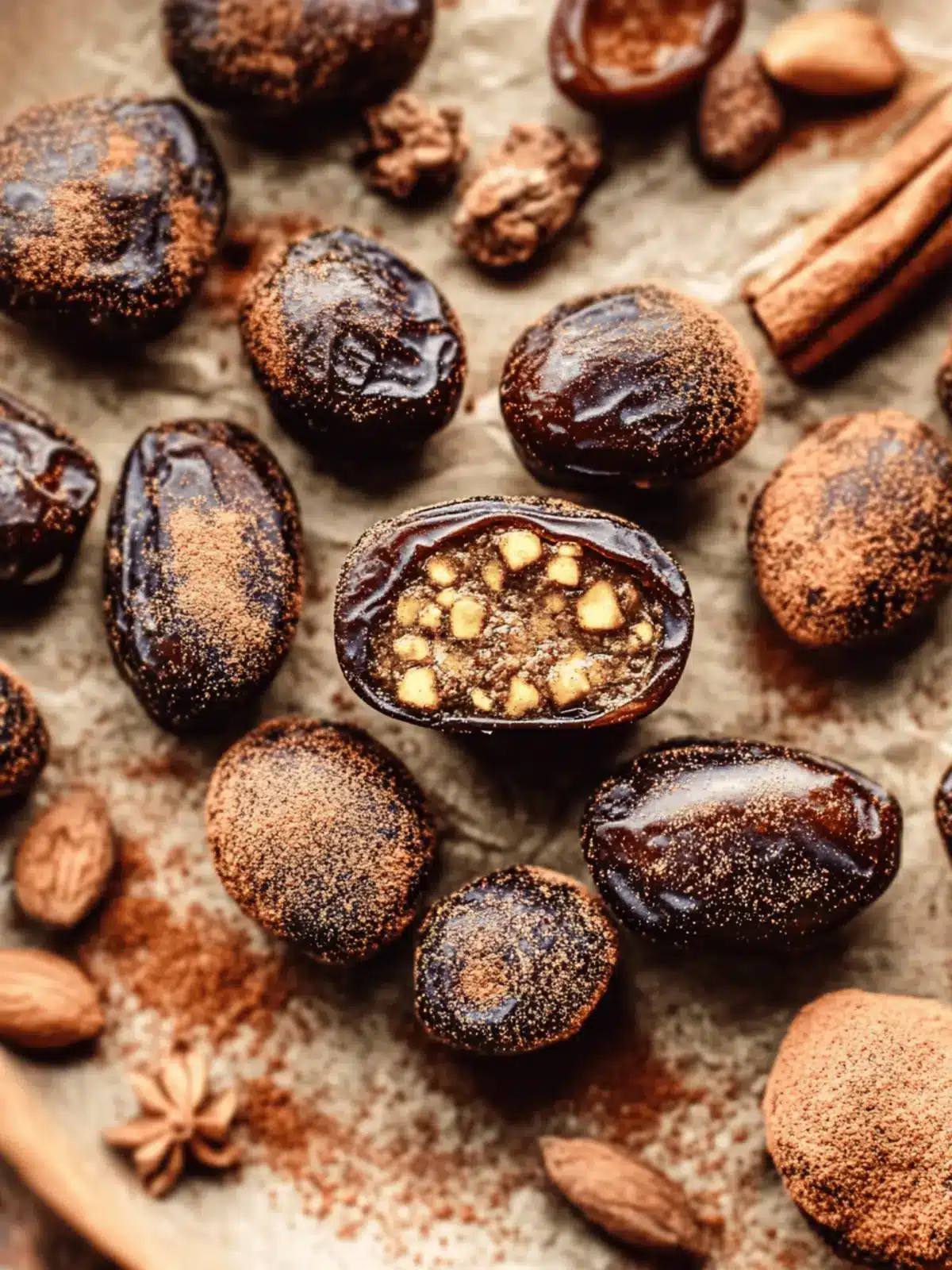 Chai Spice Stuffed Dates: Your New Favorite Holiday Treat 3 Chai spice stuffed Dates