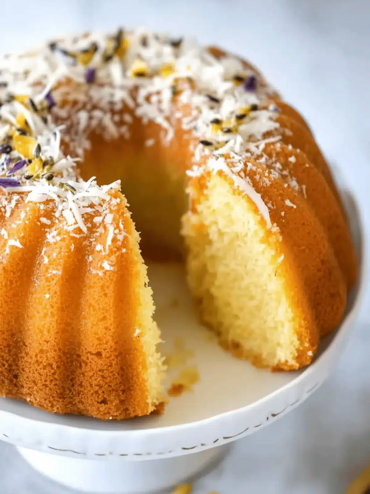 Irresistible Passionfruit Coconut Bundt Cake to Savor Today 2 Passionfruit Coconut Bundt Cake