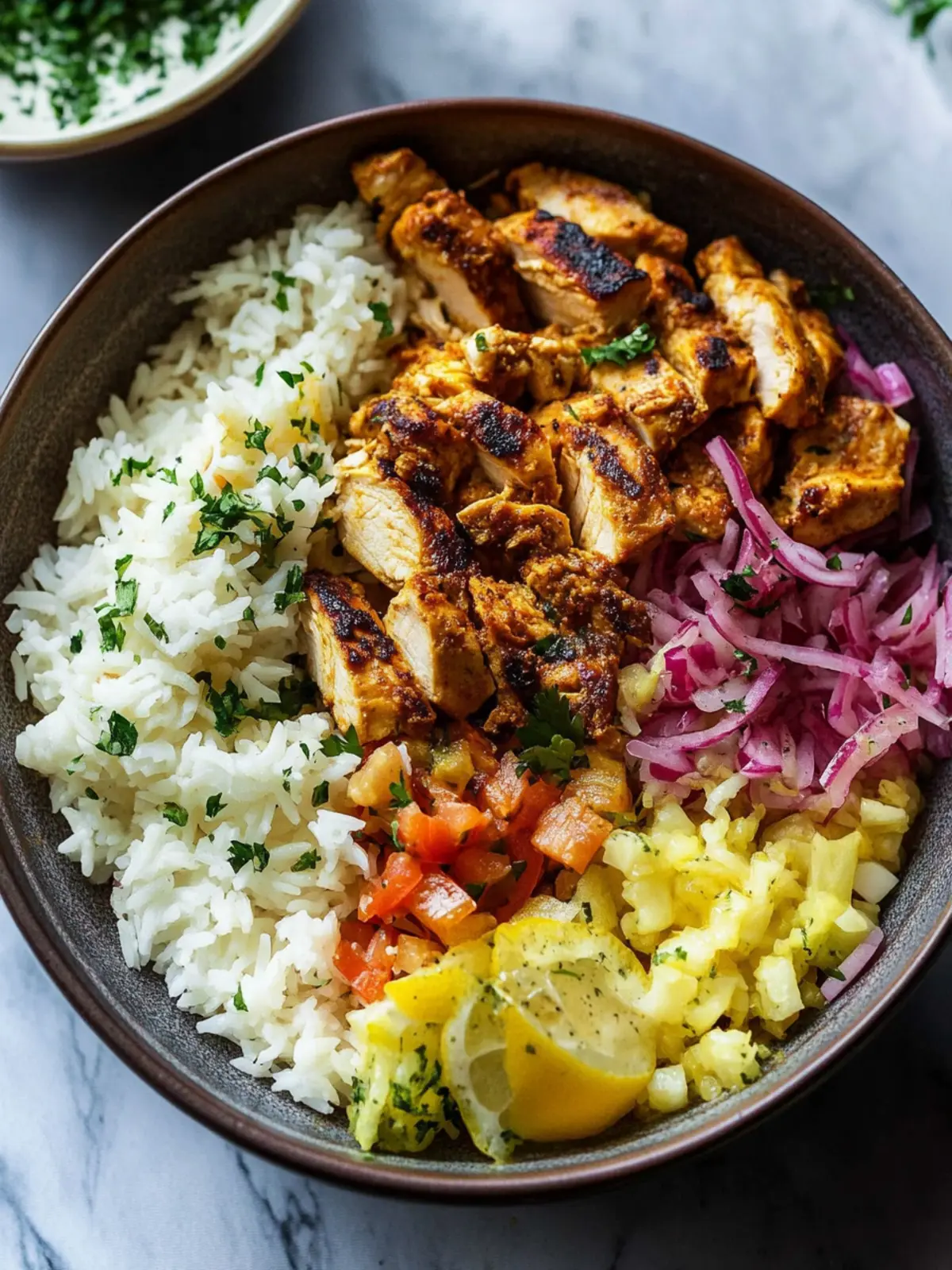 Irresistible Chicken Shawarma with Lemon Rice in 30 Minutes 3 Chicken Shawarma with Lemon Rice