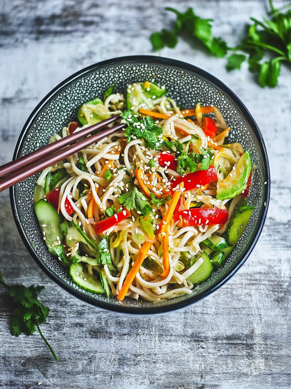 Udon Noodle Salad with Creamy Peanut Sauce You ll Love 3 Udon Noodle Salad
