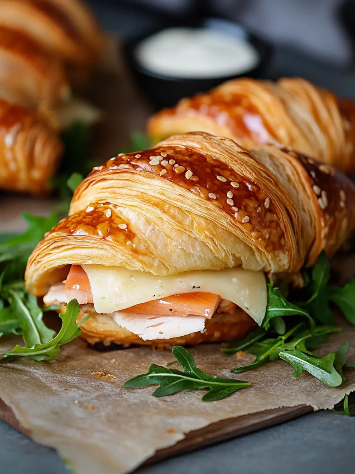 Delicious Turkey and Havarti Croissant Sandwich for Leftovers 2 Turkey and Havarti Croissant Sandwich