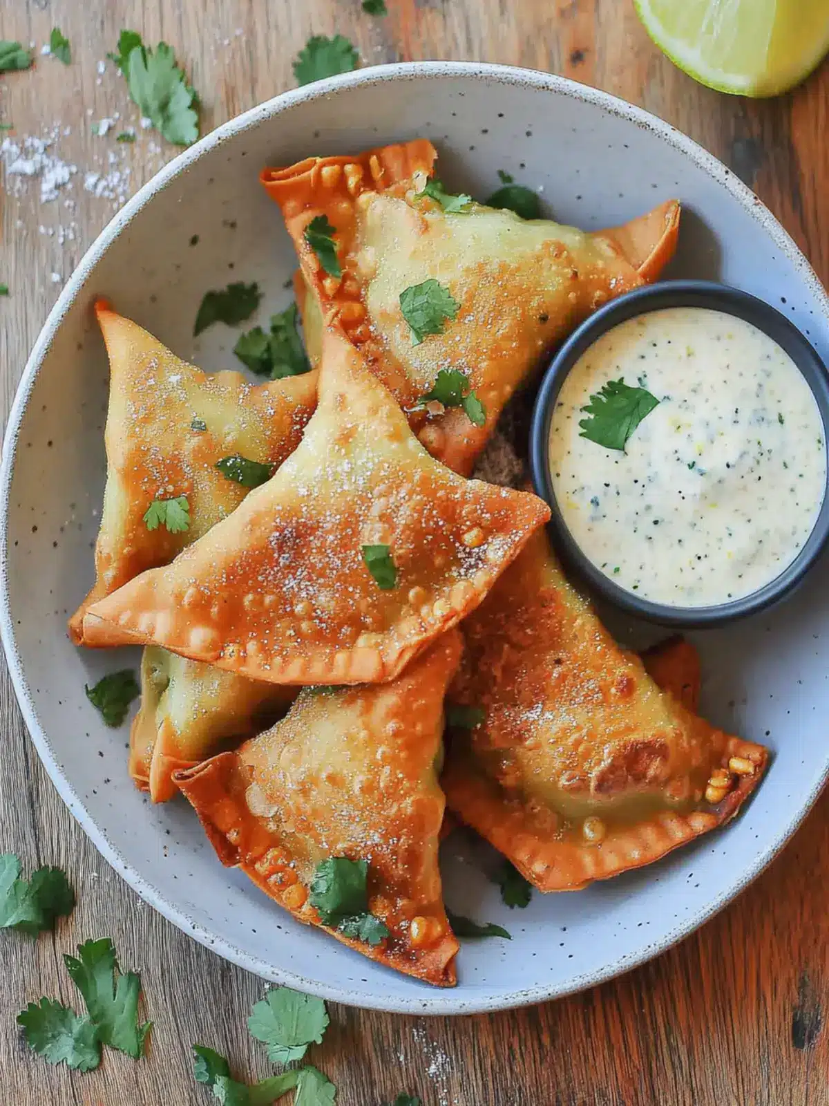 Vegan Street Corn Wontons: Crunchy Flavor Explosion Awaits! 3 Vegan Street Corn Wontons