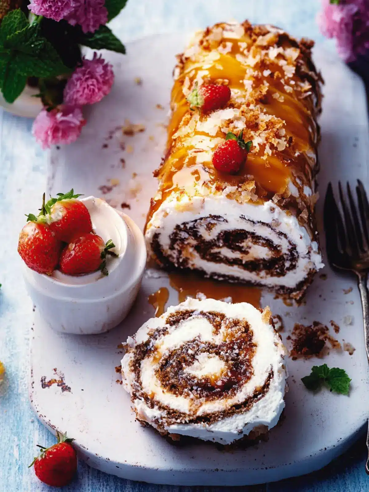 Indulge in This Irresistible Salted Caramel Roulade Recipe 2 Salted Caramel Roulade