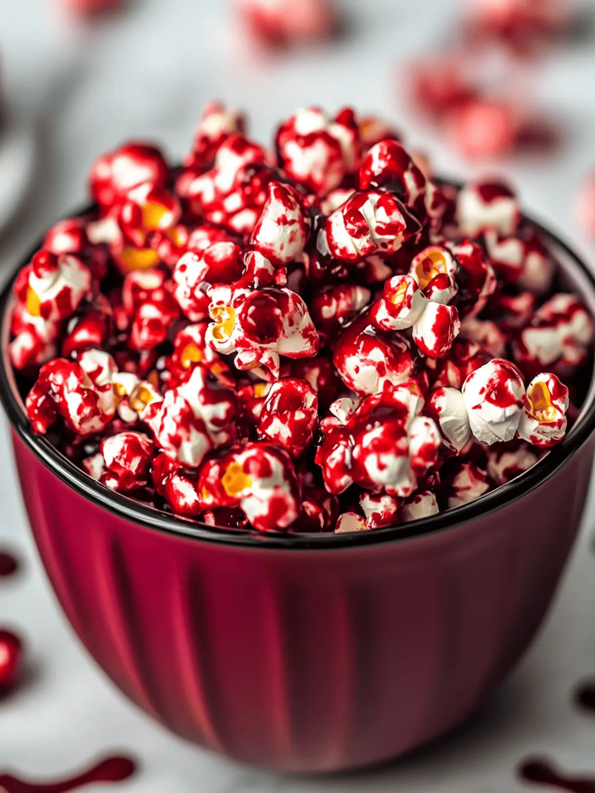 Savor the Fun with Bloody Red Velvet Popcorn Delight 4 Bloody Red Velvet Popcorn