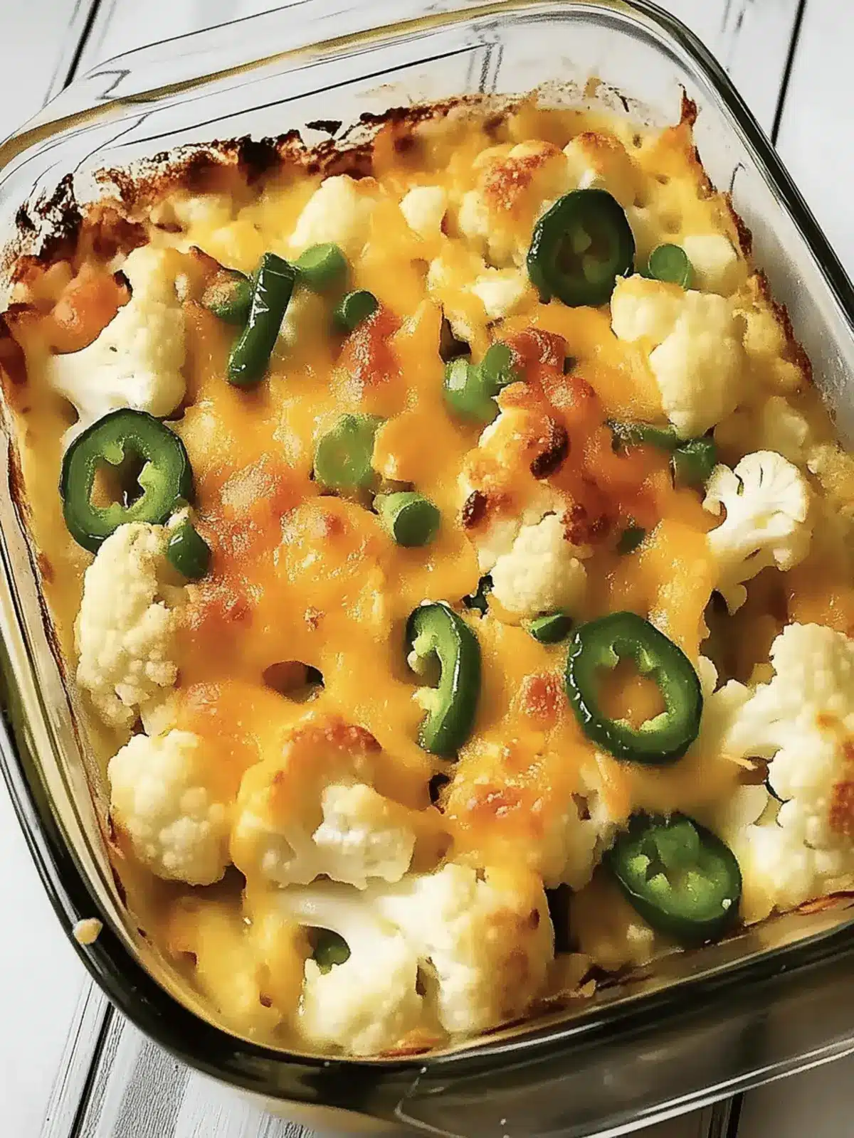 Easy Jalapeno Popper Cauliflower Casserole You ll Love 2 Easy Jalapeno Popper Cauliflower Casserole