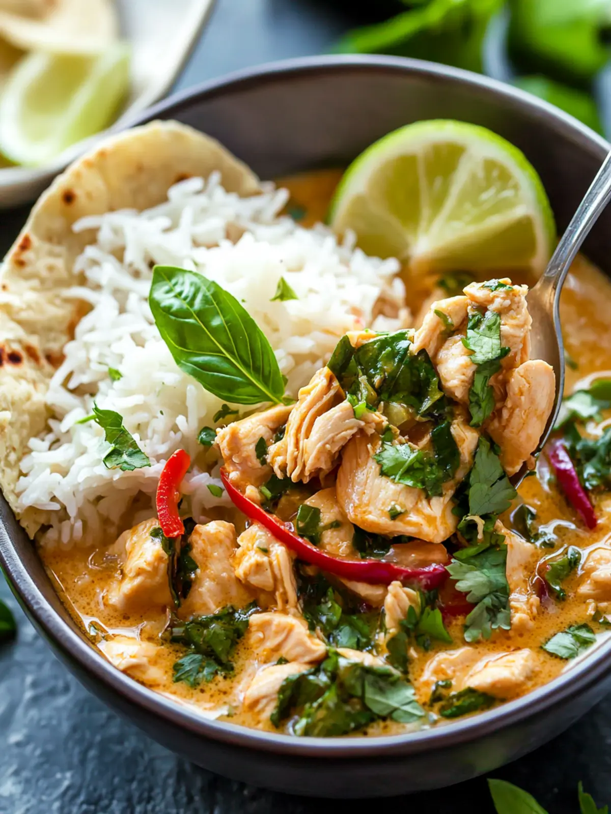 Savory Slow Cooker Thai Basil Chicken Curry for Busy Nights 3 Slow Cooker Thai Basil Chicken Curry