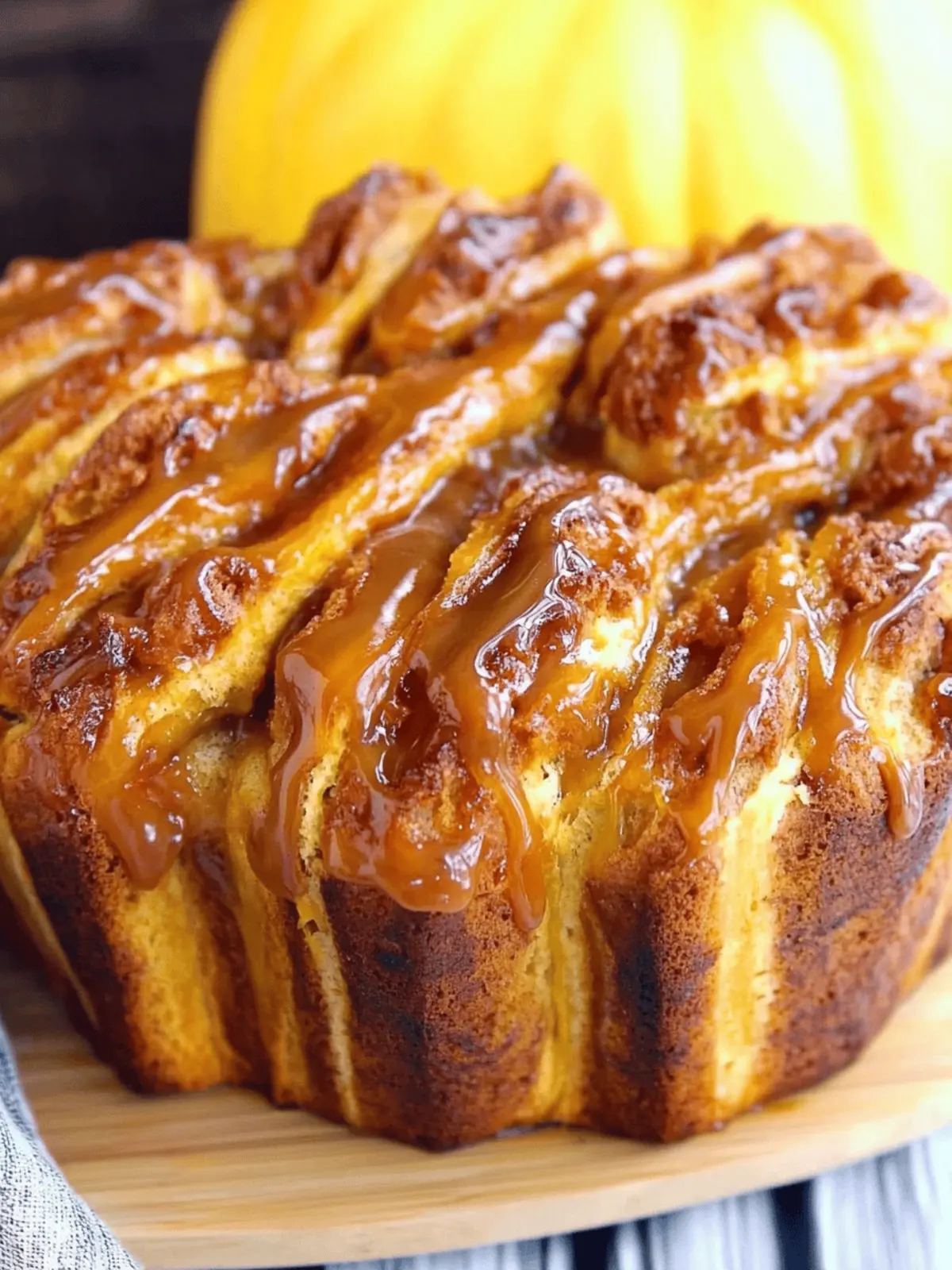 Irresistibly Easy Caramel Pumpkin Pull Apart Bread Delight 4 Easy Caramel Pumpkin Pull Apart Bread