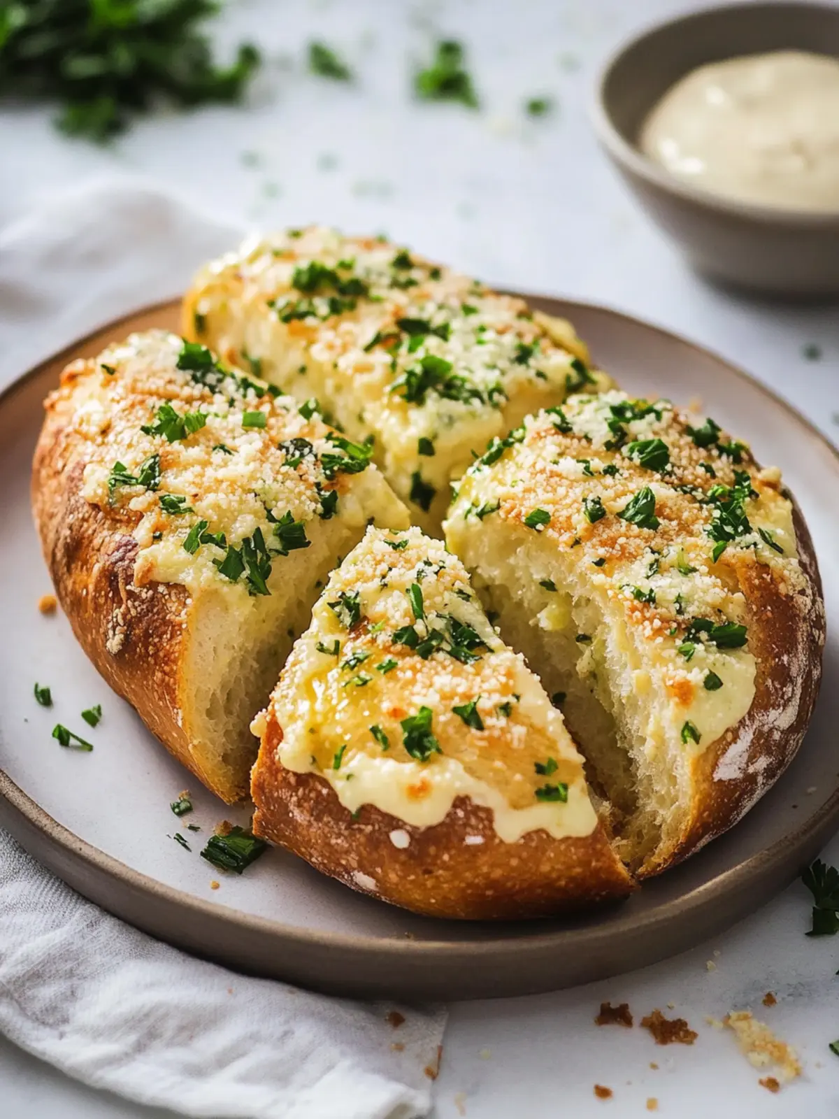 Irresistible Korean Cream Cheese Garlic Bread Recipe You ll Crave 3 Korean Cream Cheese Garlic Bread