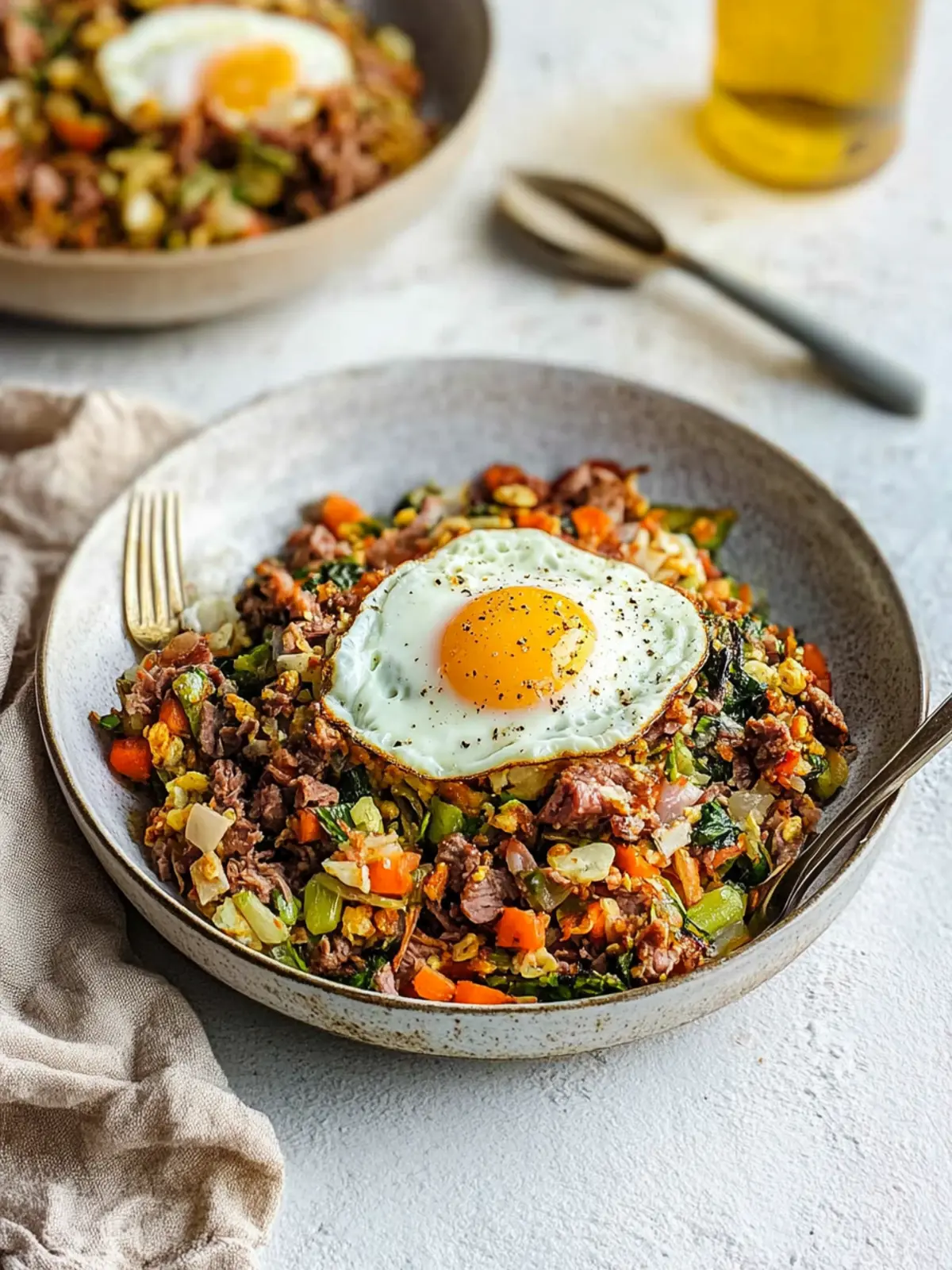 Low-Carb Corned Beef & Egg Hash: A Comfort Food Delight 4 Low-Carb Corned Beef & Egg Hash