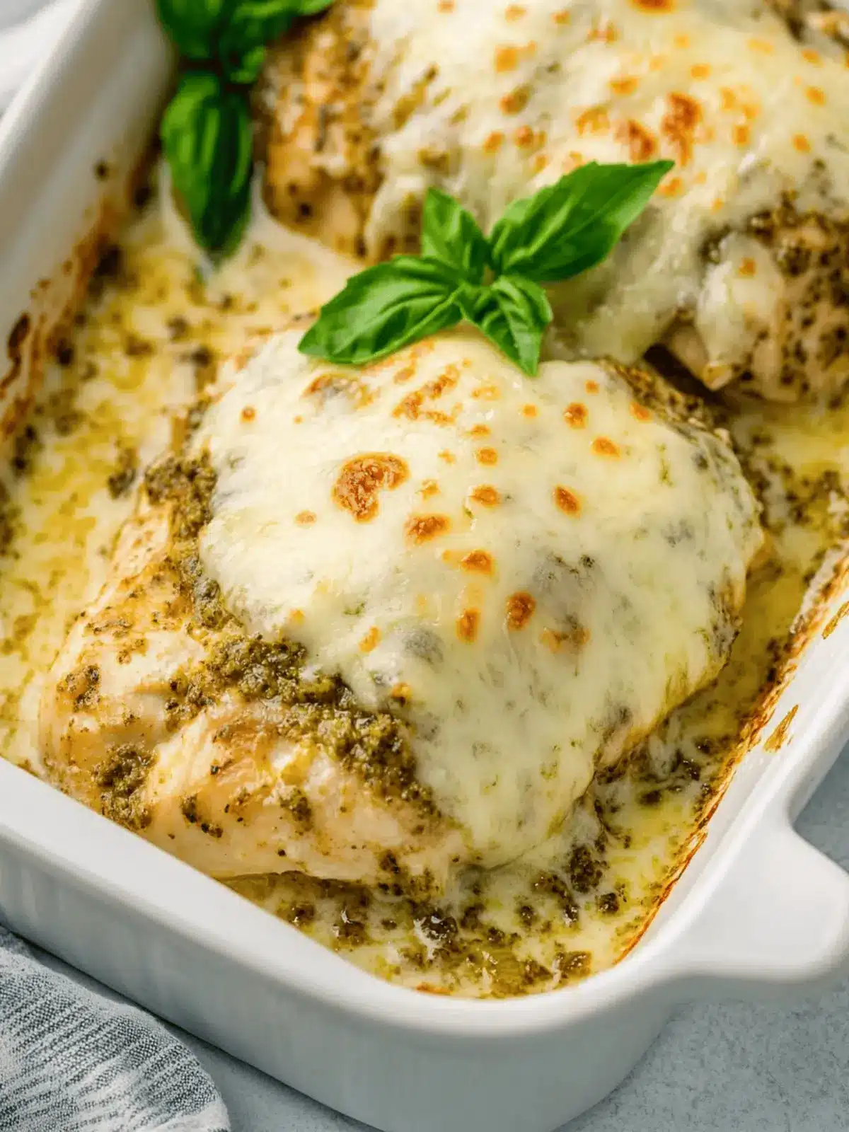 Cheesy Pesto Chicken: A Flavor-Packed Feast You'll Love 4 Cheesy Pesto Chicken