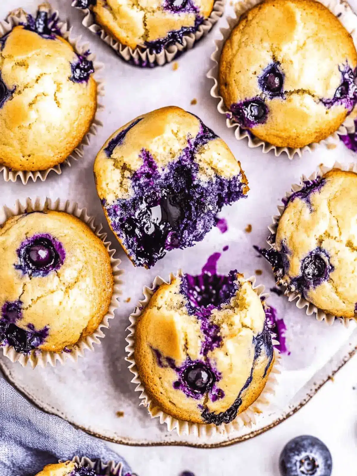 Delicious Vegan Blueberry Muffins Perfect for Any Breakfast 3 Vegan Blueberry Muffins