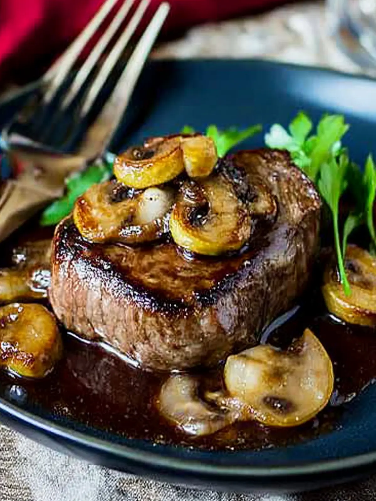 Savor Dreamy Pan-Seared Filet Mignon Bordelaise Tonight 3 Pan-Seared Filet Mignon Bordelaise