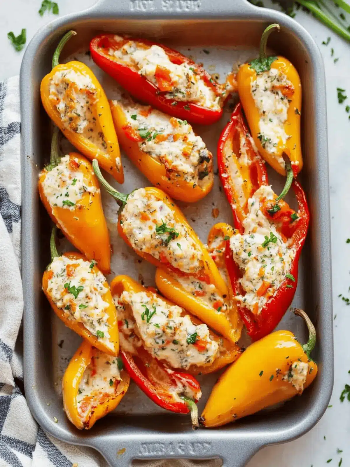 Cream Cheese Stuffed Mini Peppers for a Flavorful Snack 2 Cream Cheese Stuffed Mini Peppers