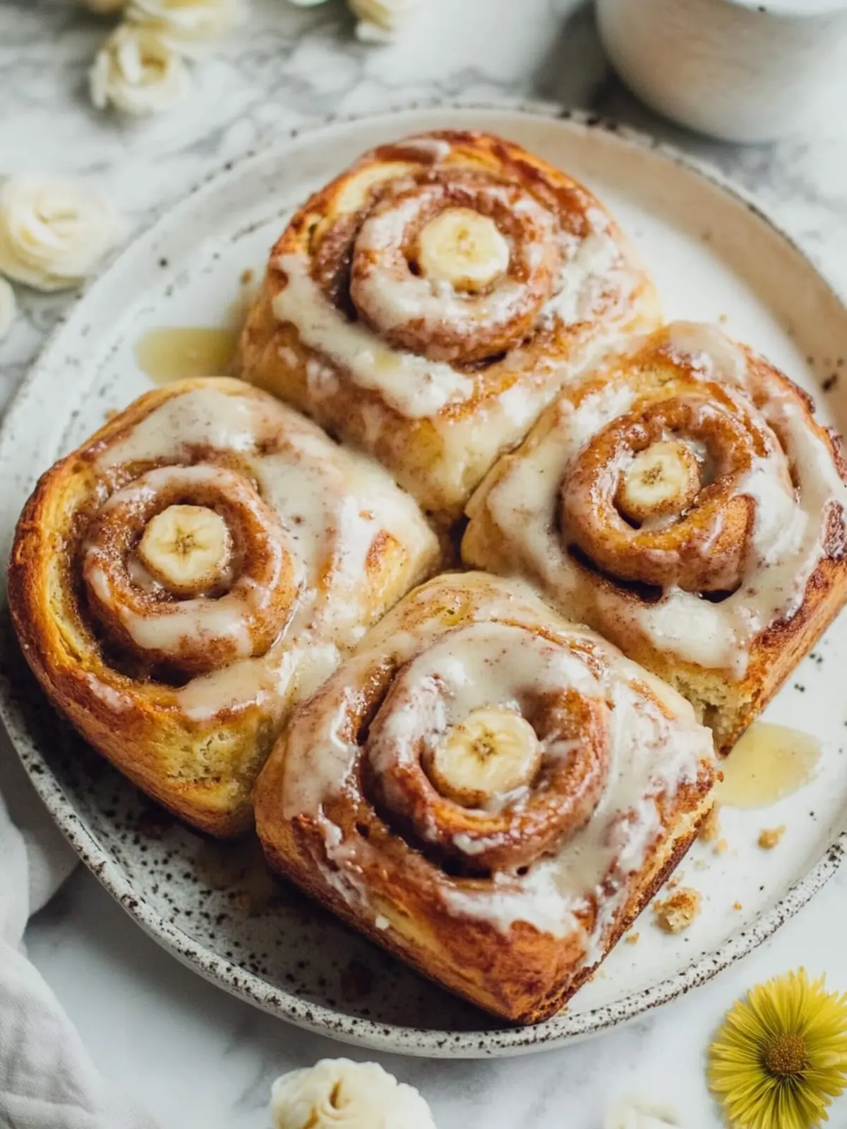 Irresistible Banana Bread Batter Cinnamon Buns You ll Love 3 Banana Bread Batter Cinnamon Buns