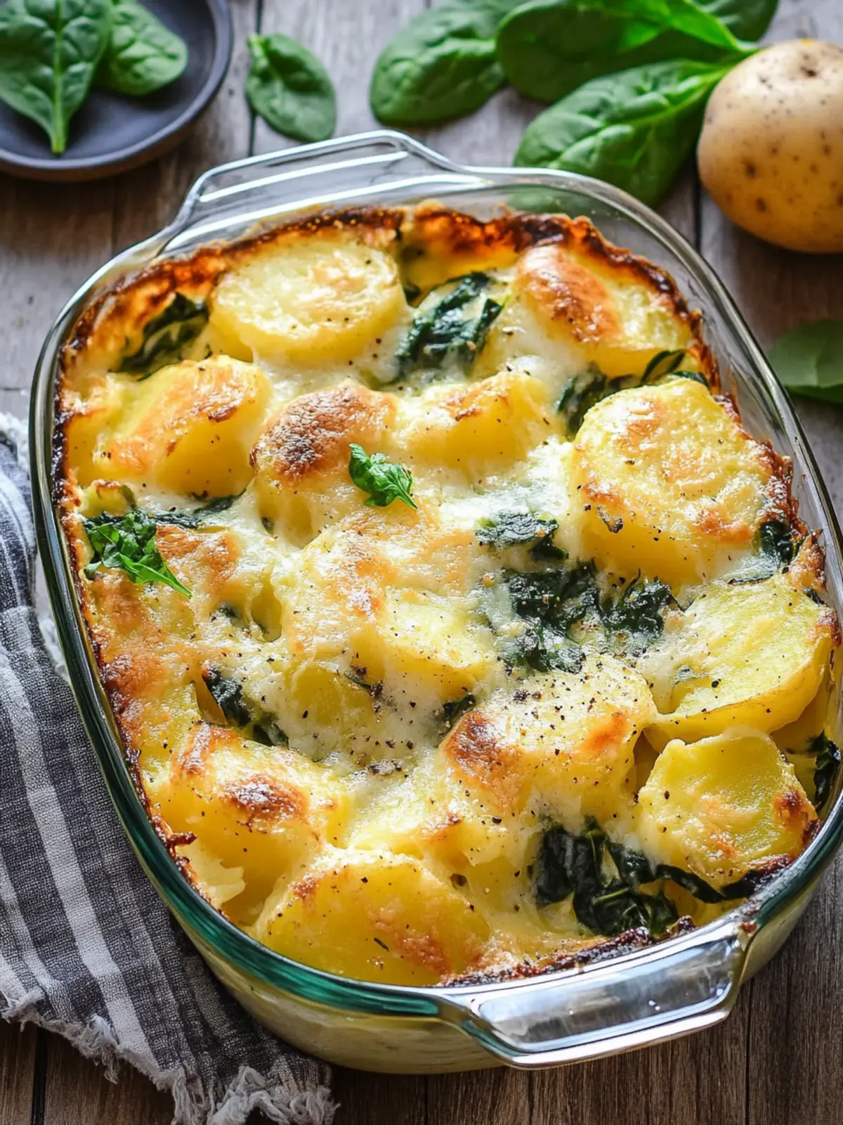 Savory Spinach Potato Casserole That Everyone Will Love 2 Spinach Potato Casserole