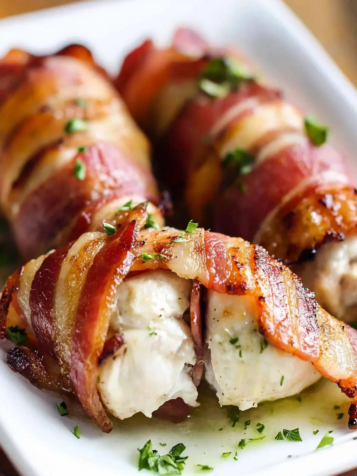 Bacon-Wrapped Chicken Delight: Creamy, Crunchy Comfort Food 3 Bacon-Wrapped Chicken