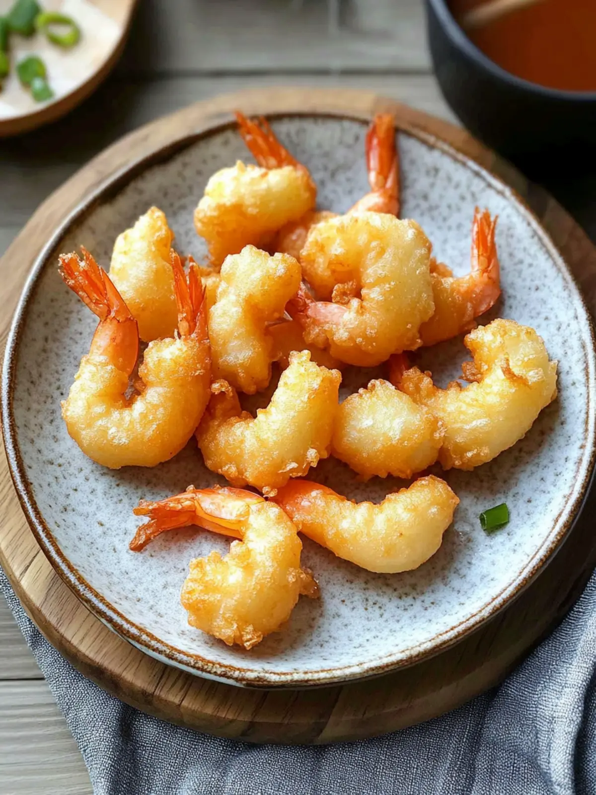 Crispy Chinese Deep-Fried Shrimp with Sweet and Sour Sauce 4 Chinese Deep-Fried Shrimp