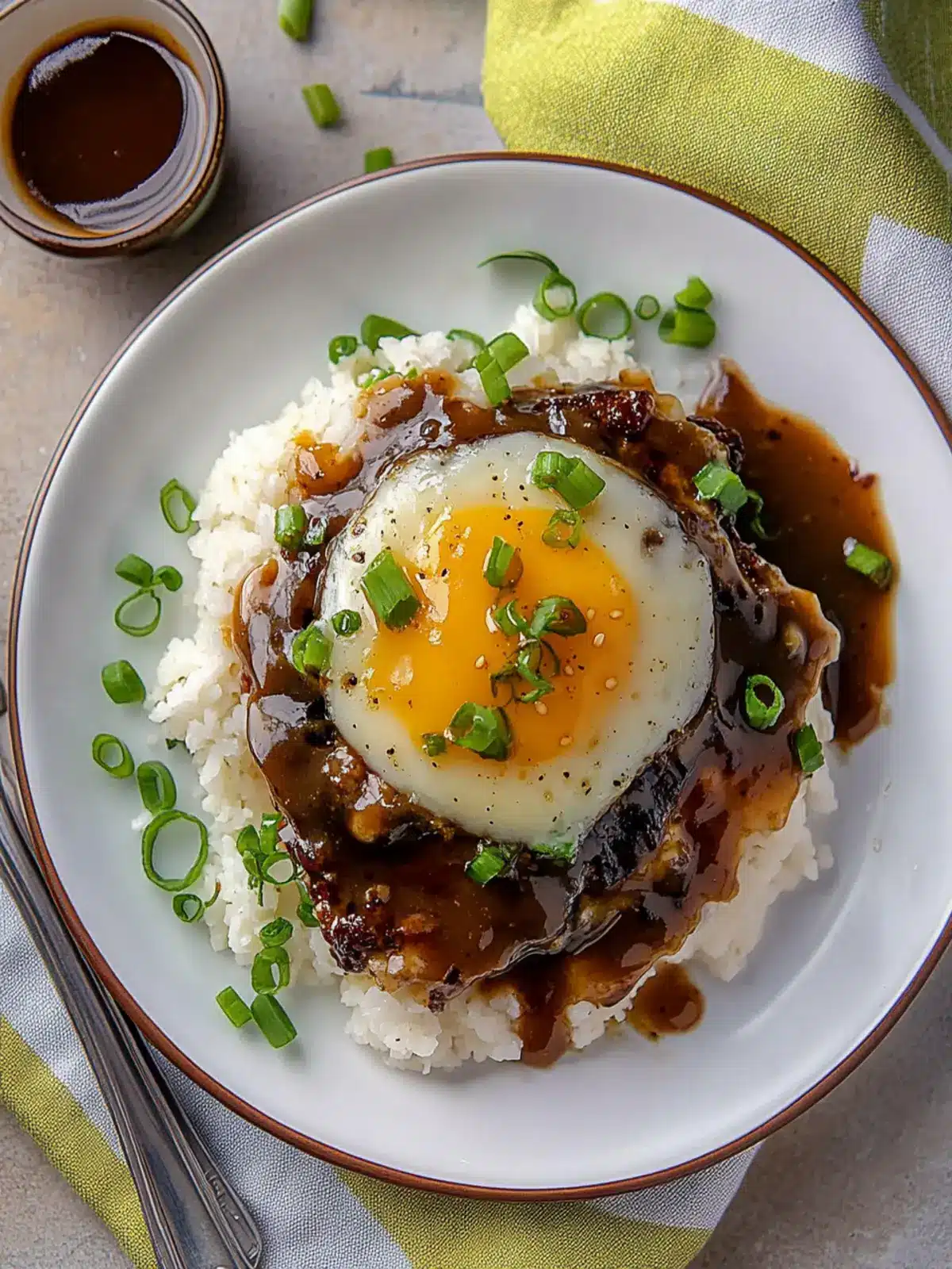Hawaiian Loco Moco: Burger Steak with Gravy Bliss 4 Hawaiian Loco Moco (Hamburger Steak with Gravy)