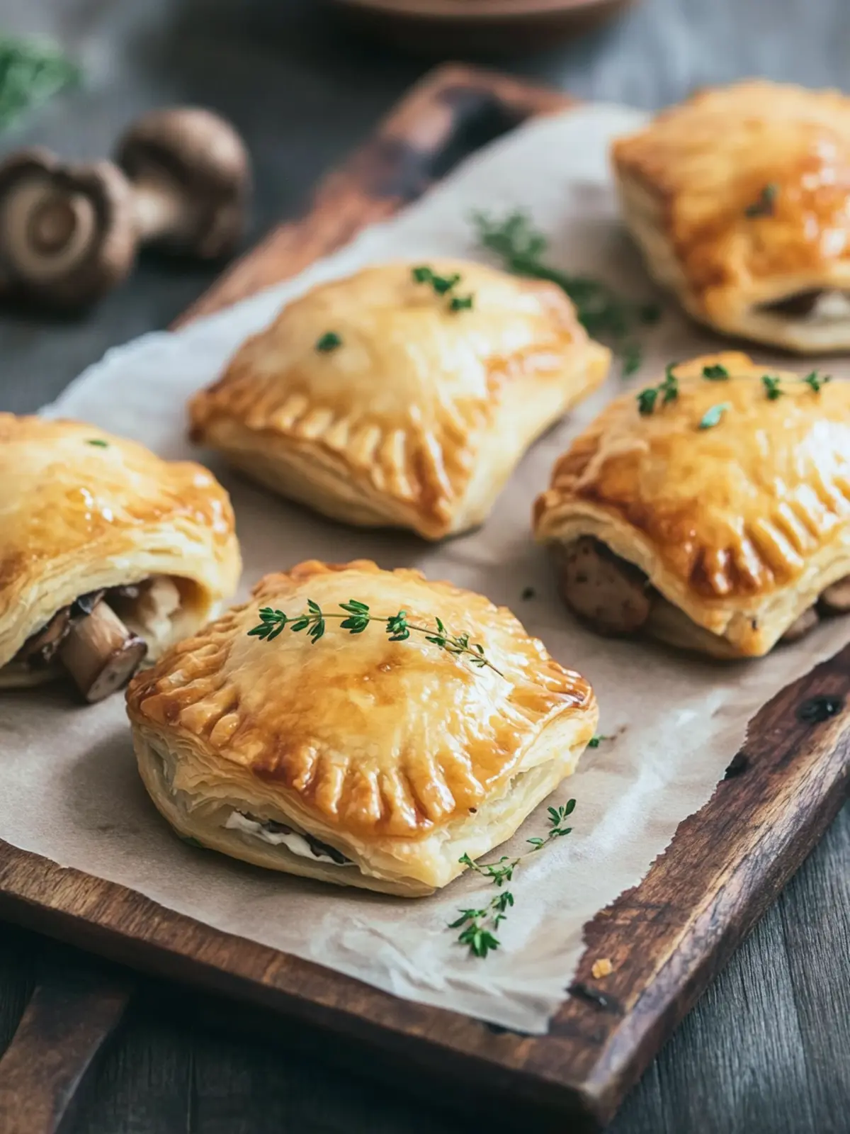 Mushroom, Thyme, and Mascarpone Parcels for Cozy Nights 4 Mushroom, Thyme, and Mascarpone Parcels