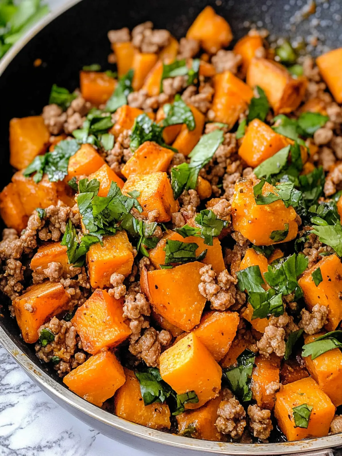 Delicious Quick & Easy Ground Turkey Sweet Potato Skillet 4 Quick & Easy Ground Turkey Sweet Potato Skillet