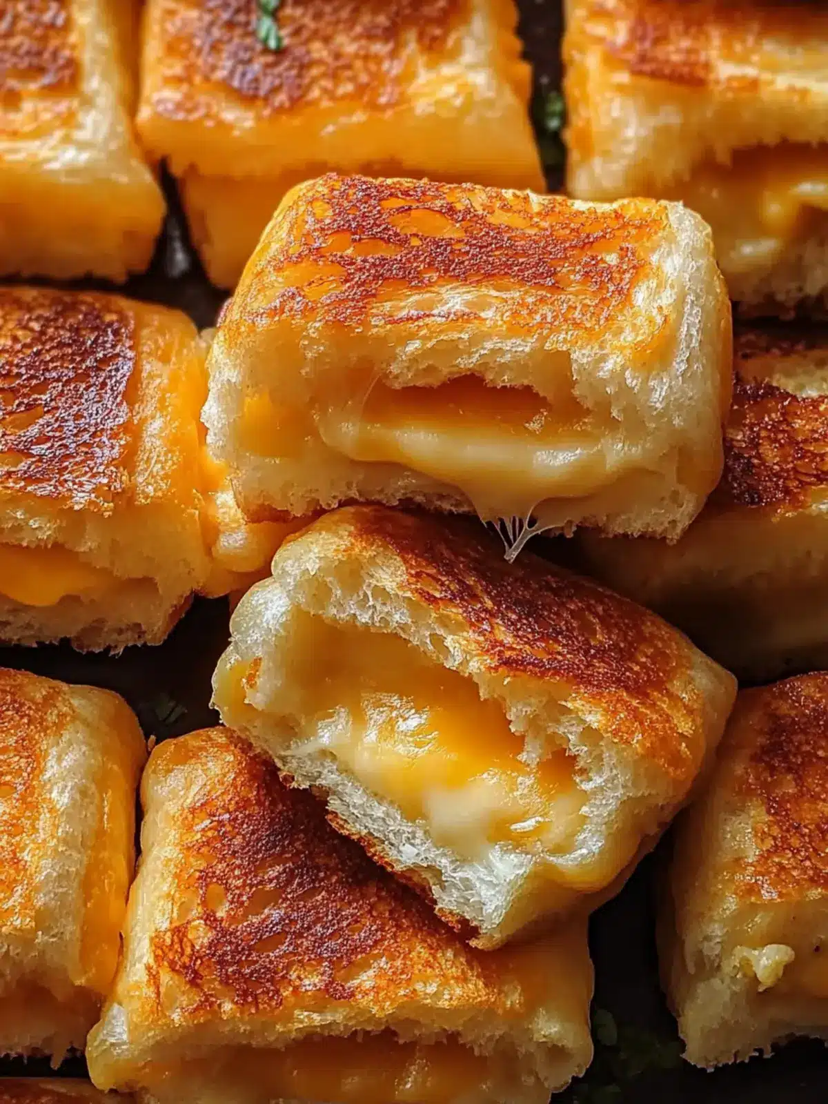 Mini Grilled Cheese Hawaiian Rolls: The Ultimate Comfort Snack 3 Mini Grilled Cheese Hawaiian Rolls
