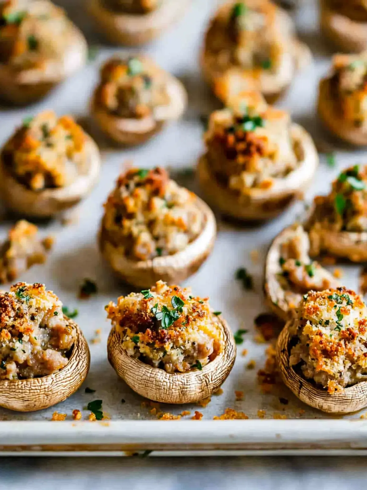 Sausage Stuffed Mushrooms: Irresistibly Savory Appetizer Delight 4 Sausage Stuffed Mushrooms
