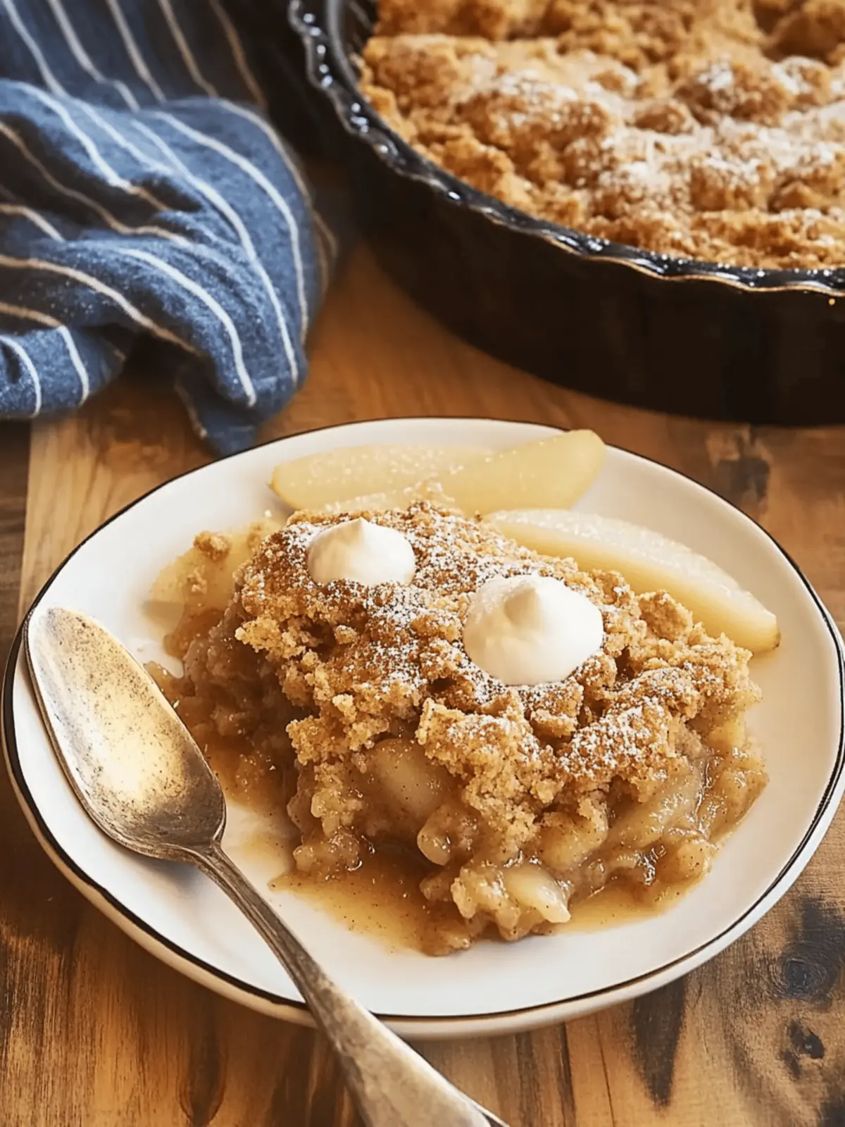 Cozy Up with Autumn Spice Pear Cobbler Bliss 2 Autumn Spice Pear Cobbler