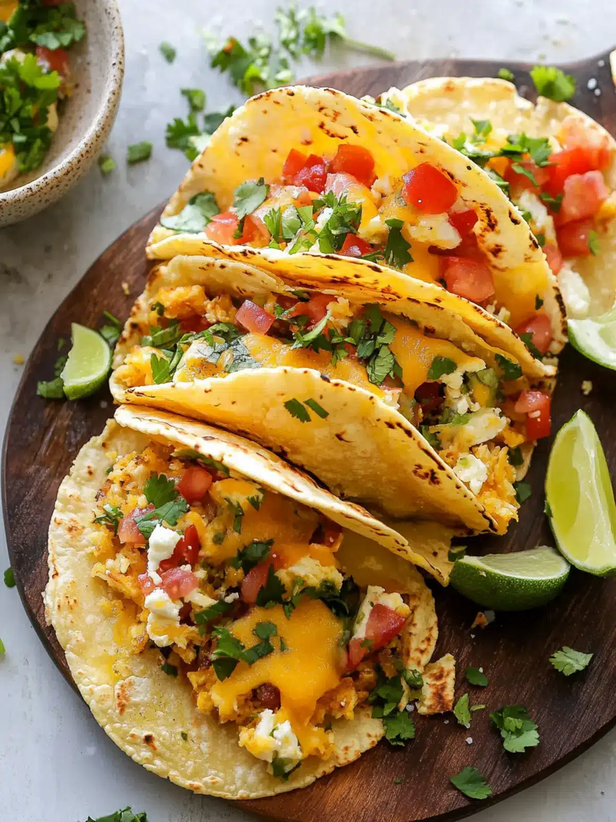 Crispy Cheesy Breakfast Tacos for a Morning Flavor Kick 3 Crispy Cheesy Breakfast Tacos