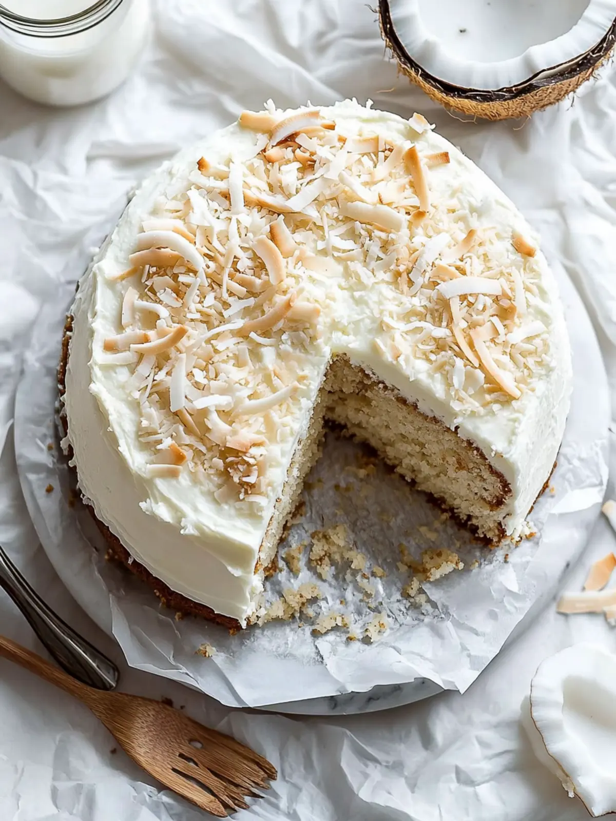 Irresistible Vegan Coconut Cake for Sweet Moments at Home 2 Vegan Coconut Cake