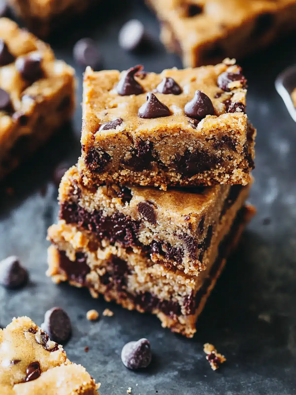 Decadent Chocolate Chip Cookie Butter Bars You ll Adore 2 Chocolate Chip Cookie Butter Bars