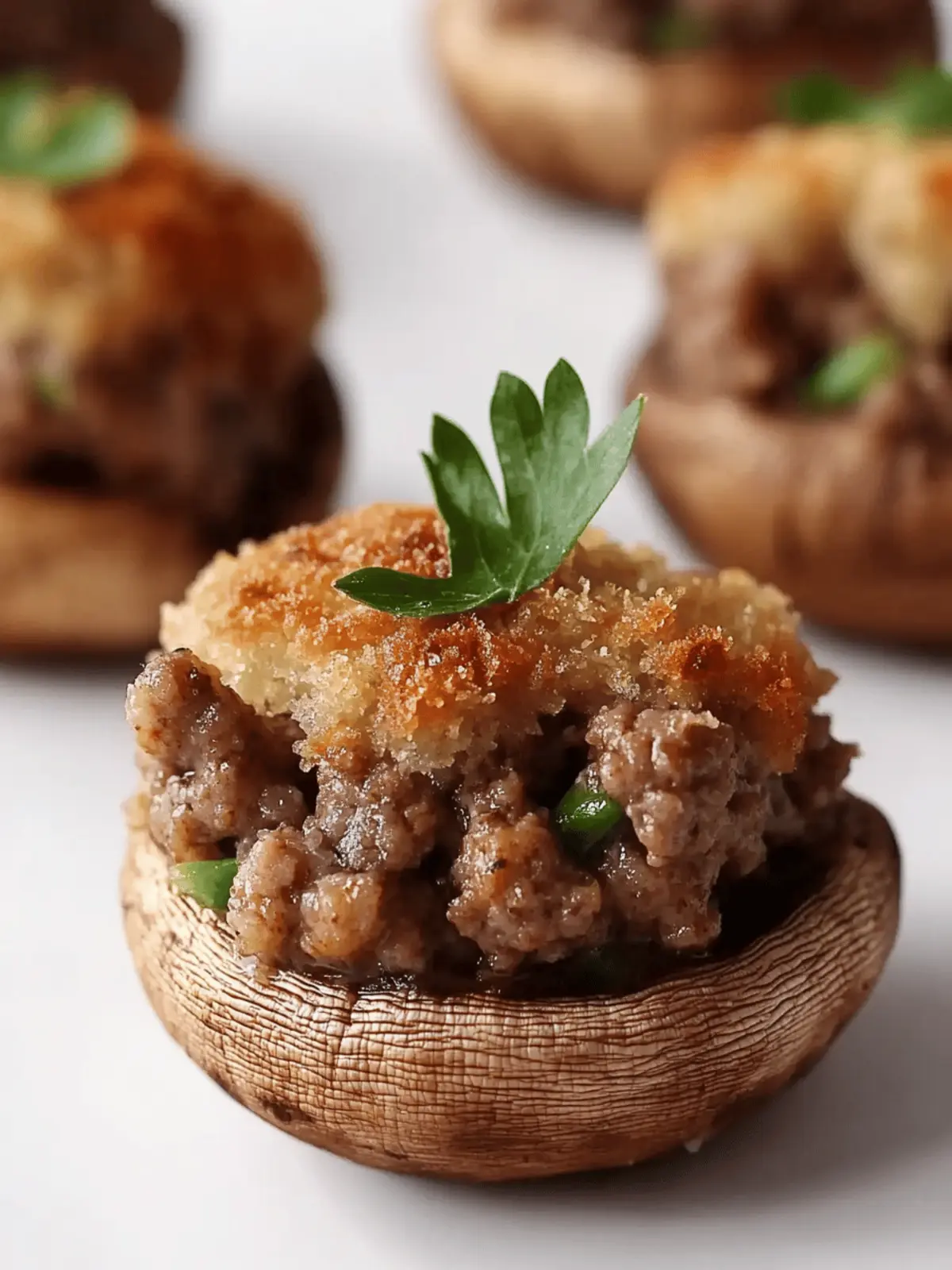 Delicious Savory Ground Beef Stuffed Mushrooms for Any Occasion 2 Savory Ground Beef Stuffed Mushrooms