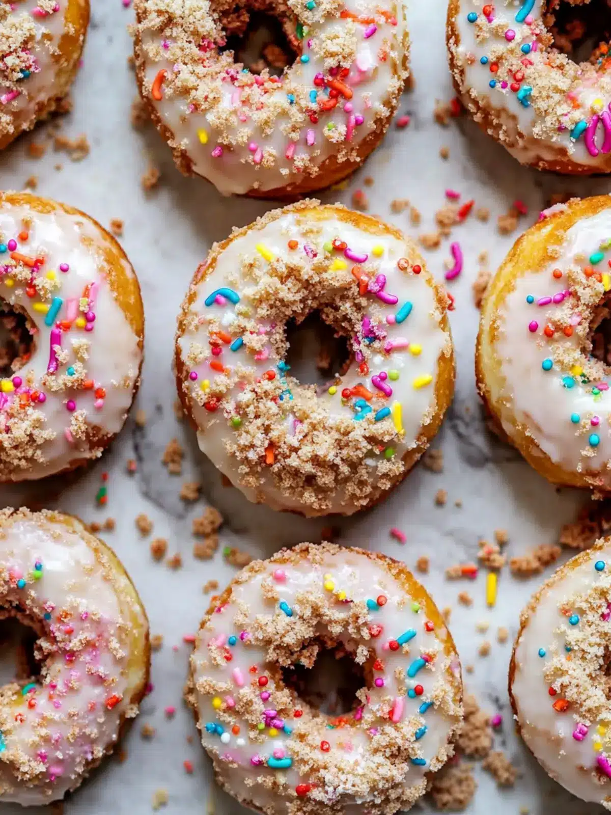 Irresistible Funfetti Coffee Cake Donuts for Any Celebration 4 Funfetti Coffee Cake Donuts
